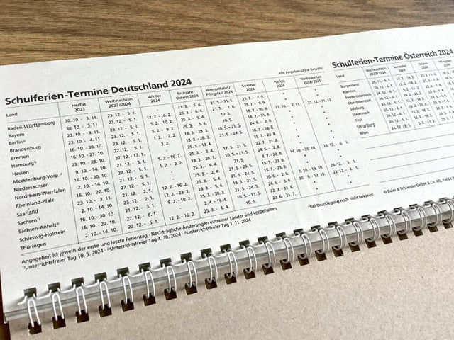 Tischkalender quer 2024 RC („Grüner Baum“)