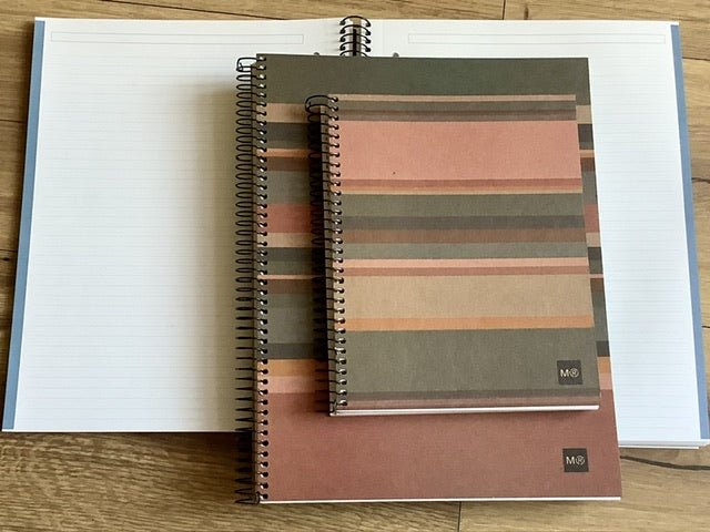 Spiralbuch A4 liniert 120Bl Ecolines Registerrand