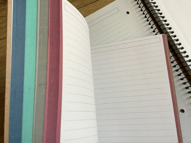 Spiralbuch A4 liniert 120Bl Ecolines Registerrand