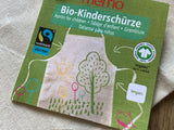 Bio-Kinderschürze Malkittel Baumwolle natur fair