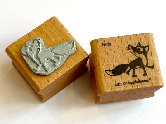 Stempel Fuchs Felix klein (Cats on appletrees)°