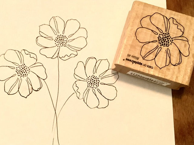 Stempel Cosmea (Blüte 46, Cats on appletrees)