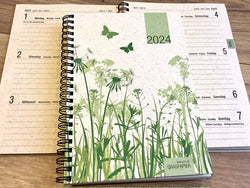 Wochenkalender Graspapier A5 Zettler 1W/2S 2024