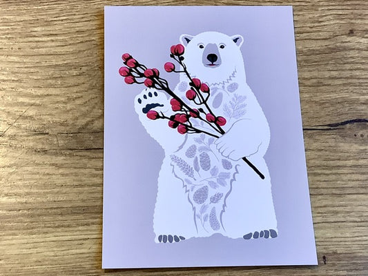 Postkarte Eisbär (Martha von Maydell)
