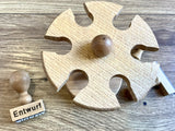 Stempelständer Stempelhalter Holz Ø11cm