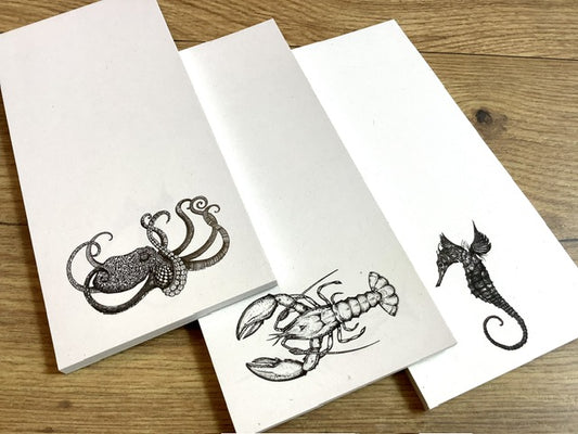 Notizblock Tiere 8x17cm lang Ligarti°