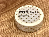 mt washi tape gold Punkte