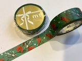 mt washi tape Northern Cardinal X-Mas