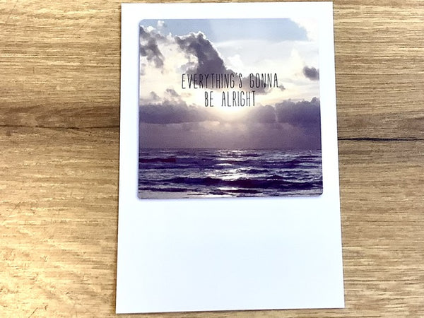 Postkarte "Everything's gonna be alright"