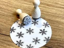 Mikro-Stempel Schneeflocke (Bordschätze)