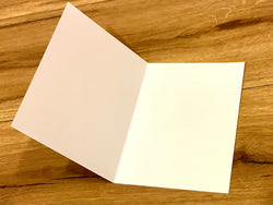 Klappkarte B6 hoch creme-weiß 11,5x16,5cm