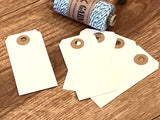 Geschenkanhänger Hängeetiketten Papier-tags Öse 4x8
