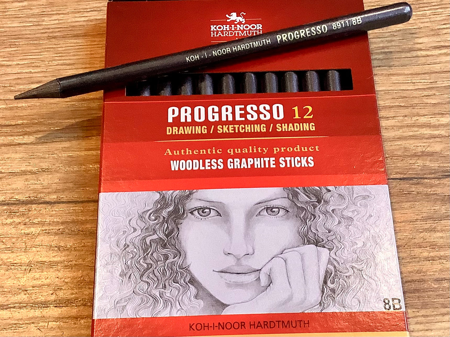 Graphit-Vollminenstift 8B Koh-i-noor