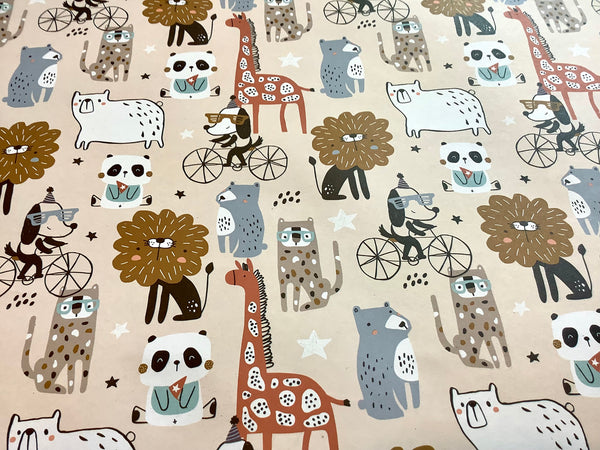 Geschenkpapier Lustige Tiere 50x70 RC