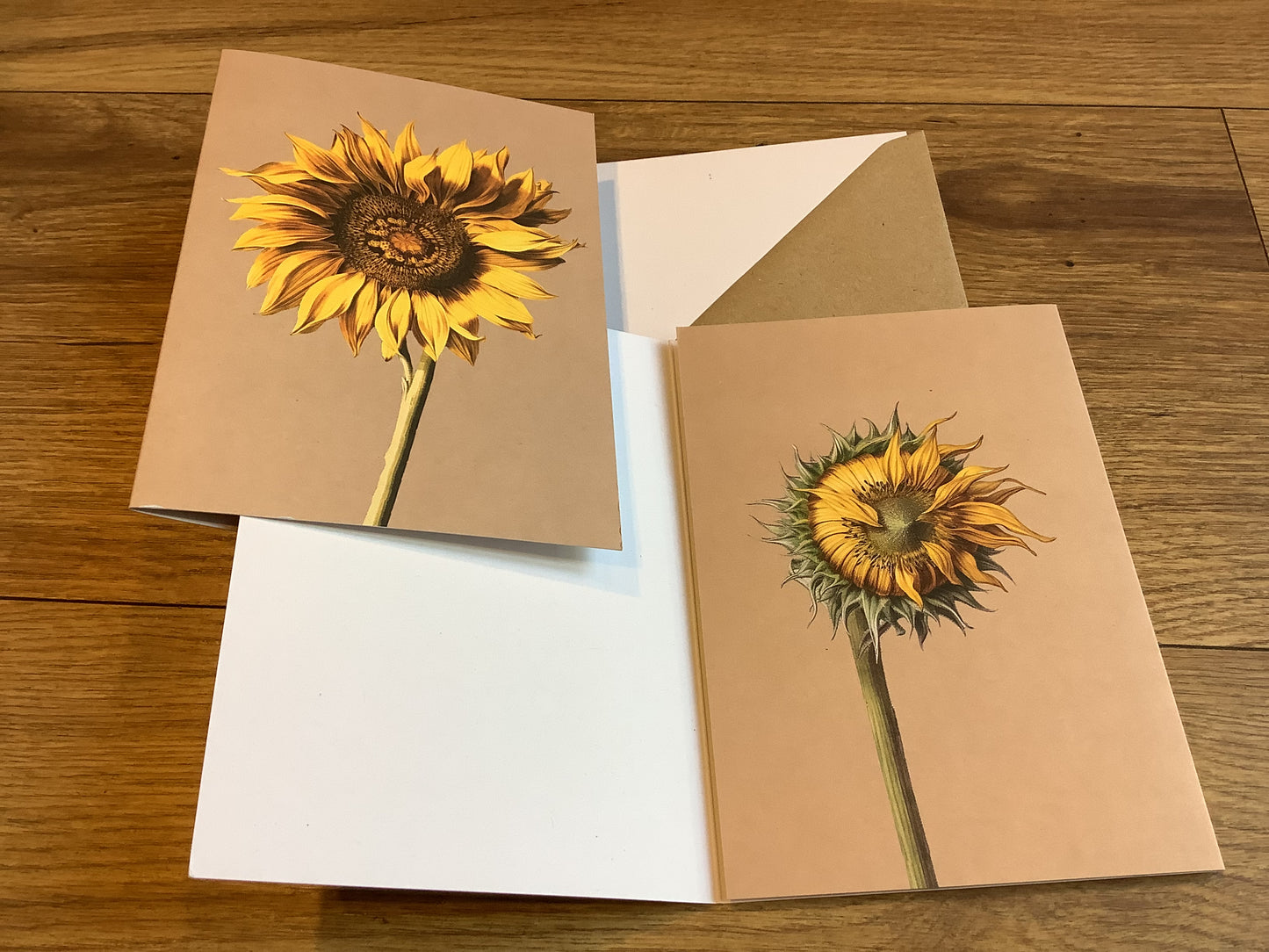 Doppel-Klappkarte A6 Blüten ("30x40") Leporello°