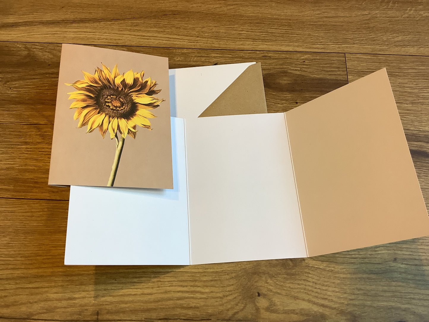 Doppel-Klappkarte A6 Blüten ("30x40") Leporello°