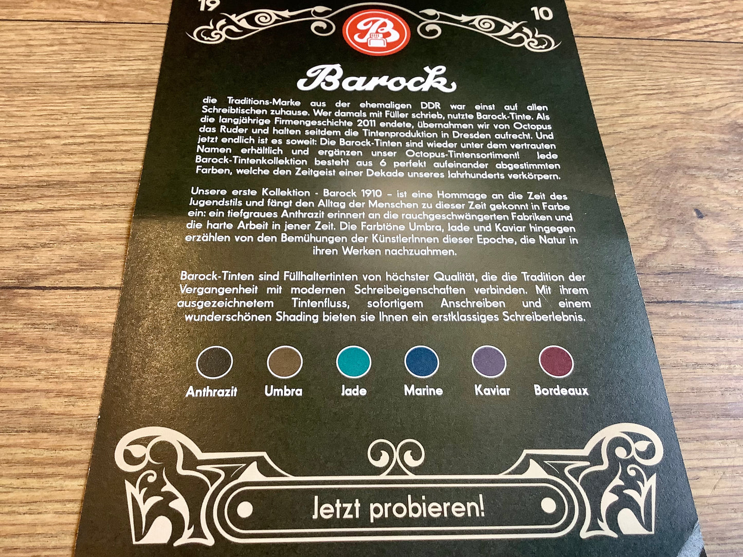 Füllertinte 30ml-Glas Barock°