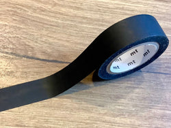 mt washi tape matte black