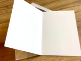 Briefkarte Wiesenkerbel „Herzliche Anteilnahme“