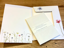 Briefpapier-Set A5 "Nigella" Blumen