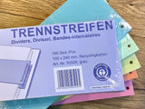 Trennstreifen 100er-Pack Recycling wekre°