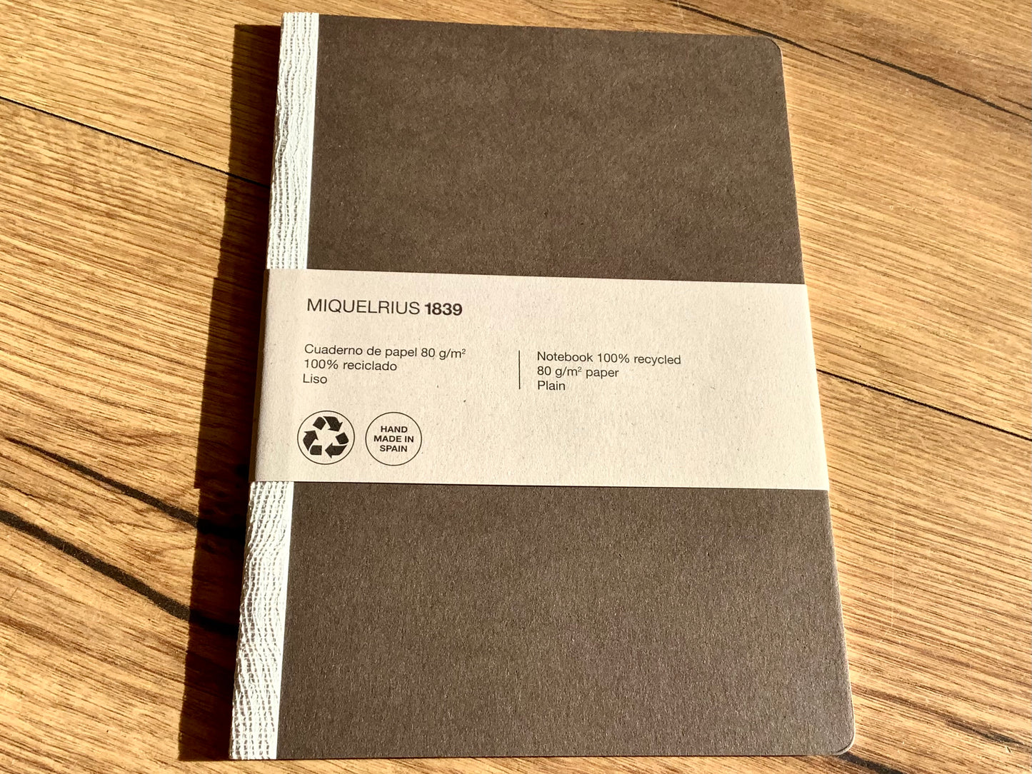 Notizheft A5 blanko "1839" Miquelrius