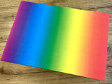 Fotokarton Regenbogen A4 einzeln Heyda