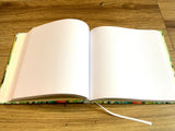Tagebuch 18x18cm Tropical mit Bio-Stoff bezogen