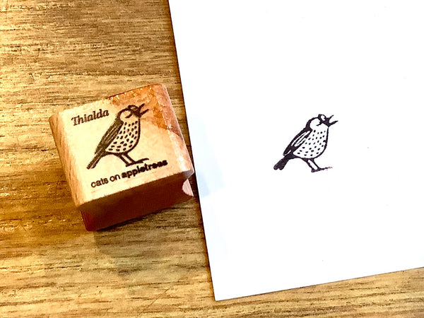 Mini-Stempel Drossel Thialda (Cats on appletrees)