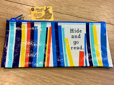 Pencil case Hide & Go Read  (BlueQ)