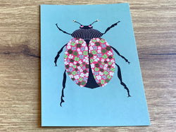 Postkarte Käfer (Martha von Maydell)