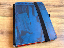 Taschenbegleiter Drucktuch M blau-rost #354 Roterfaden