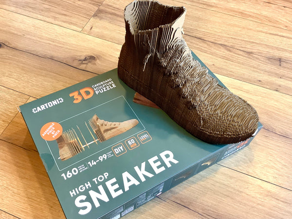 3D-Puzzle Pappe High Top Sneaker (Ukraine)