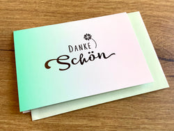 Mini-Karte Danke schön Bow&Humm