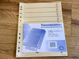 Trennblätter 10Bl. chamois (wekre) A4+