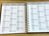 Schulkalender A6 schwarz 24- 2025