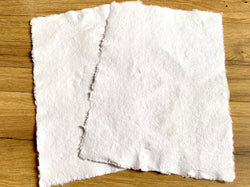 Baumwollpapier handgeschöpft 24x36 120g Lamali weiß