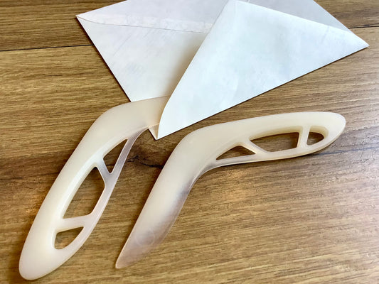 Brieföffner aus Recycling-Plastik