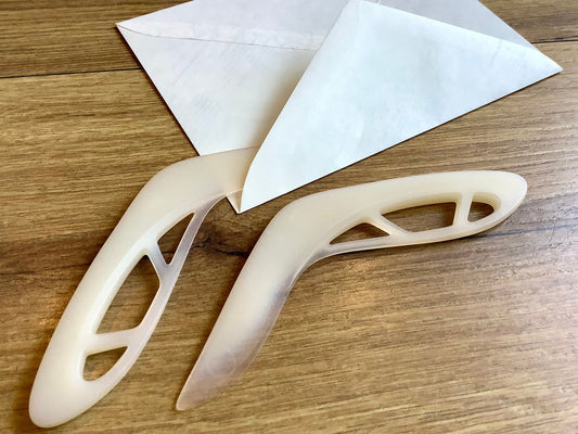 Brieföffner aus Recycling-Plastik