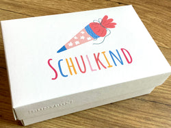 Geschenkschachtel zum Schulanfang (17x11cm)