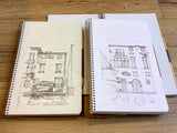 Spiralbuch 16x26 cm 100g Venezia Stiftverschluss Arbos