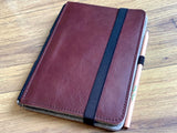 Taschenbegleiter BS_20 Leder M Roterfaden +Gratiskalender 2025