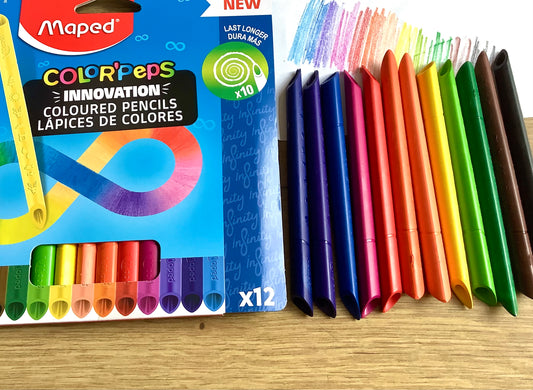 Buntstifte Vollmine 12 maped Color Peps