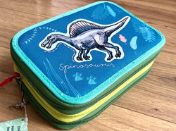 Schul-Etui Dino XL gefüllt BRUNNEN