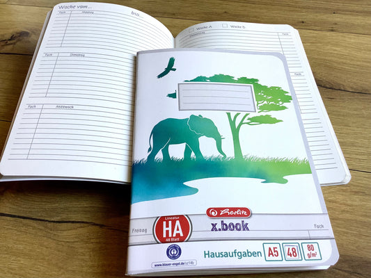 Aufgabenheft A5 Greenline Herlitz