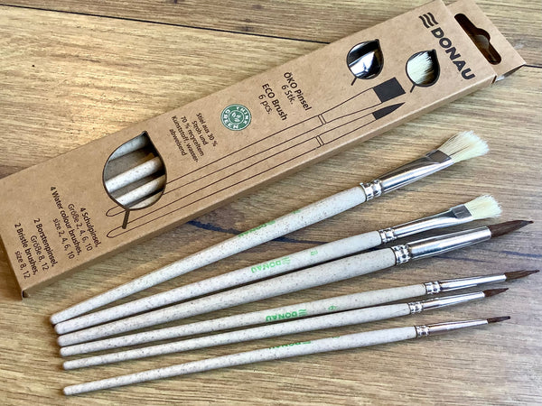 Pinsel-Set öko 6-teilig donau