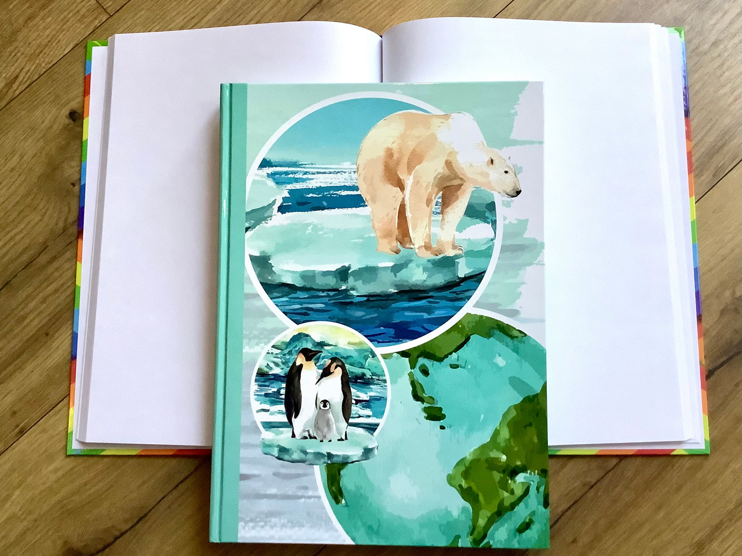 Notizbuch A4 blanko 96Bl. 70g RNK Skizzenbuch Hardcover