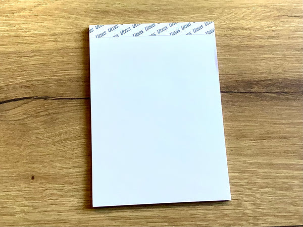 Notizblock A6 blanko weiß 50Bl. 60g
