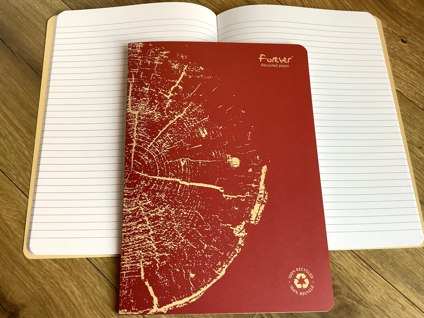 Notizheft A4 liniert 90g 96s forever°