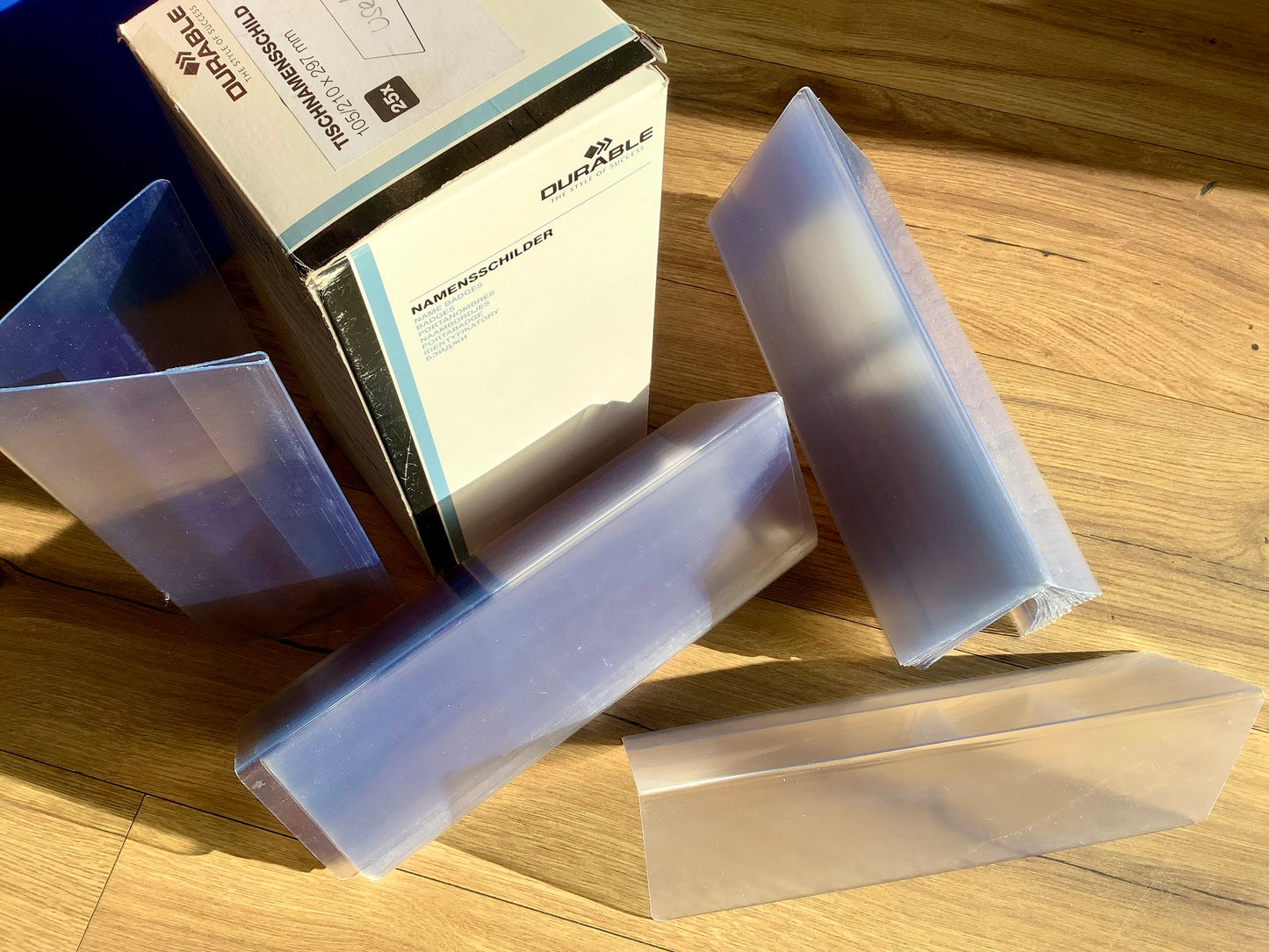 Tisch-Namensschilder 25St. PP 805319 29x21x10cm Durable Used!